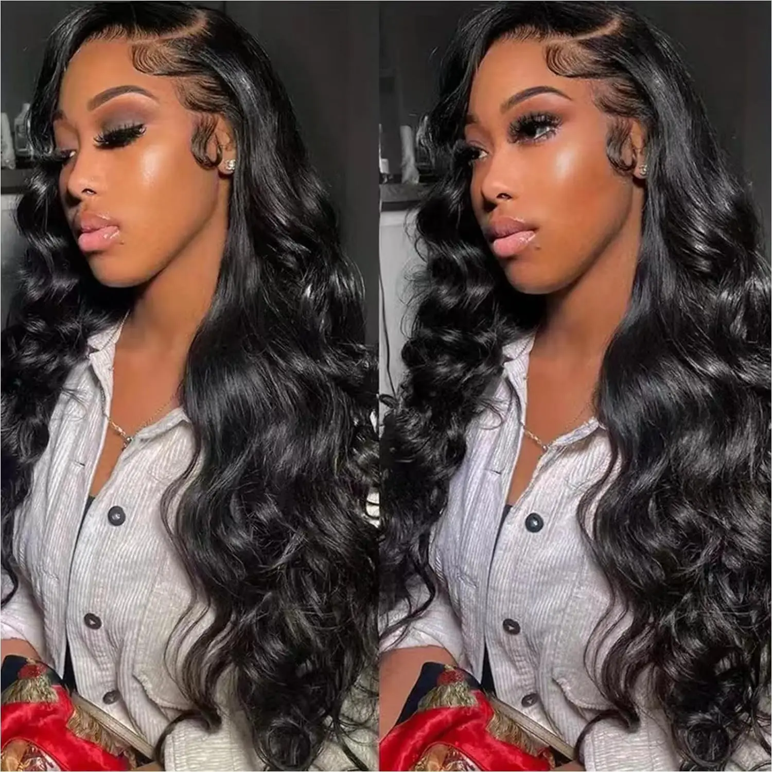 

Body Wave Wig 13x6 Lace Front Wigs Human Hair 30 inch Pre Plucked 180% Density Lace Frontal Wig with Baby Hair Glueless Wig
