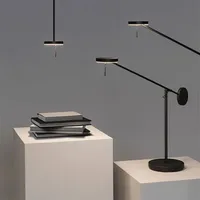 Invisible Wall lamp led Long Swing Arm Lamp black minimalist lamp Home Bedside Atmosphere Decoration Office study long pole lamp 1