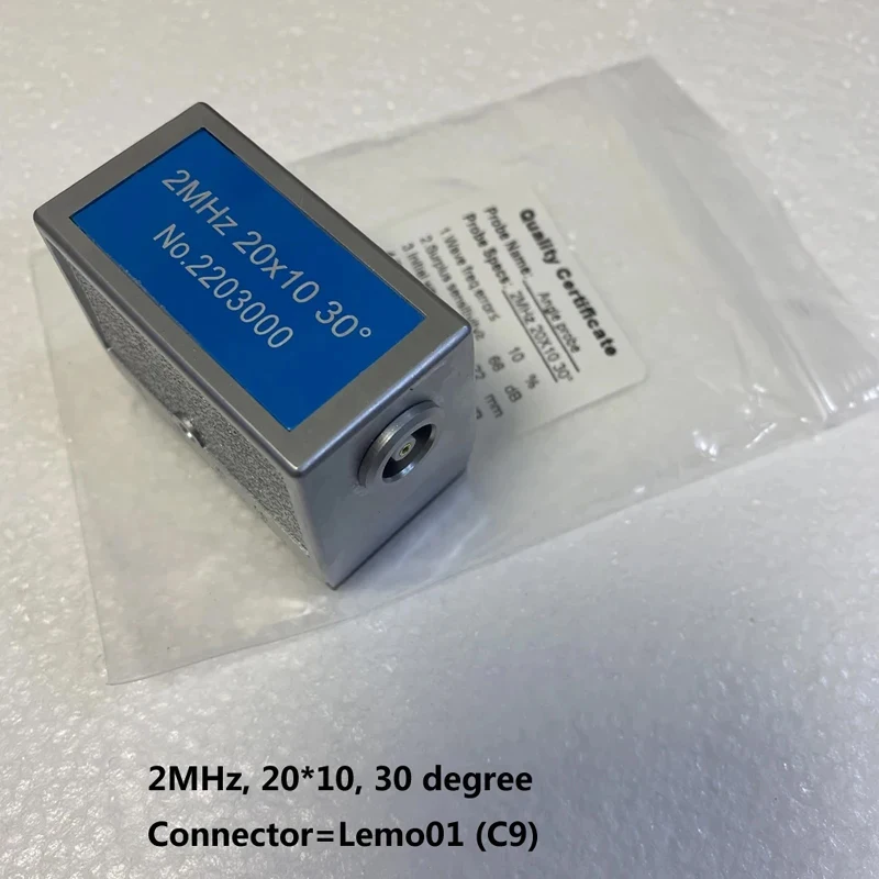 Angle Probe Transducer 30 Degree 2MHz 20*10