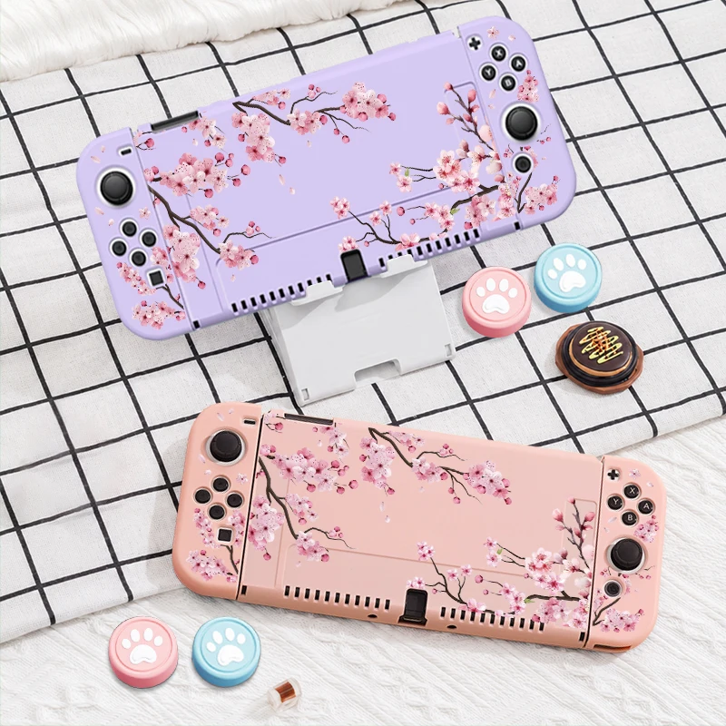 Enhanced TPU Soft Protective Case with Anti-Slip Shockproof Design and Bonus Thumb Grips