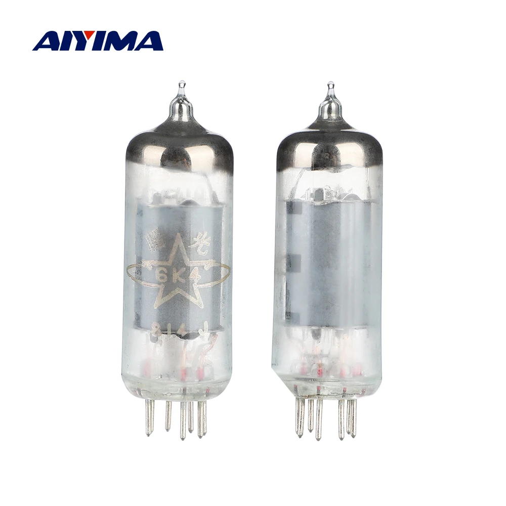 

AIYIMA 2Pcs 6K4 Tube Electronic Tube Valve Vacuum Replacement 6AK5/6AK5W/6Zh1P/6J1/6J1P/EF95 Pairing Tube Amplifier Preamplifier