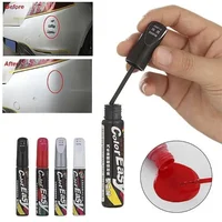 YQ04 Black White Red Silver Car Paint Scratches Repair Pen Car Tyre Tread Care Brush Waterproof Paint Marker Pen Automotive Main 3