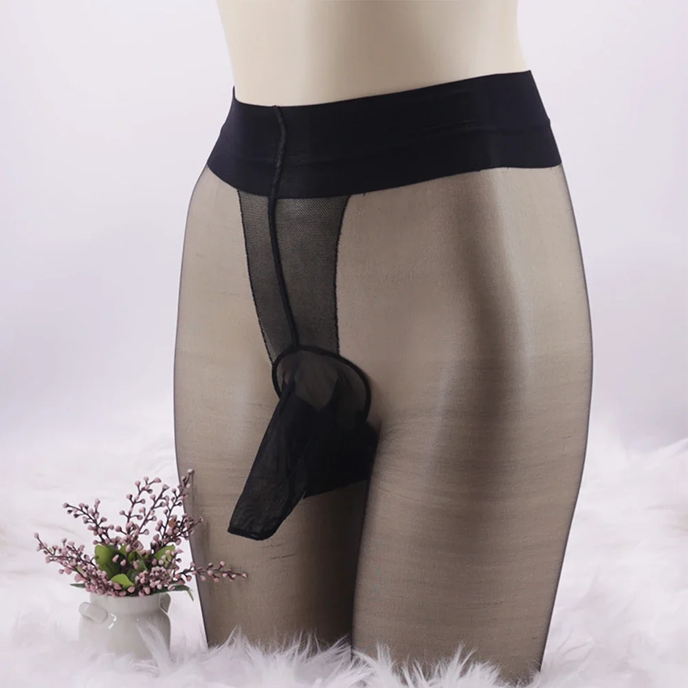 Men Stockings Mens Pantyhose Mens Sissy Pantyhose Tights Fitting Stockings Breathable Underwear Ultra-Thin Sexy Lingerie Erotic Bodystoking Sexy You For Men