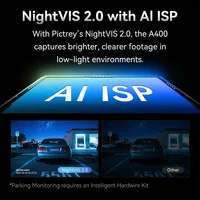 Pictrey A400 4K Dash Cam Built-in ADAS Wi-Fi Dash Car Camera with 1.9'' IPS Screen Support Parking Monito Night Vision Car DVR - Image 4