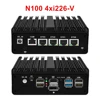 12th Gen Intel N100 Mini PC Firewall Router 4 LAN i226-V 2.5G N6000 N5105 J4125 NVMe Fanless Mini Computer Proxmox pfSense Box 2