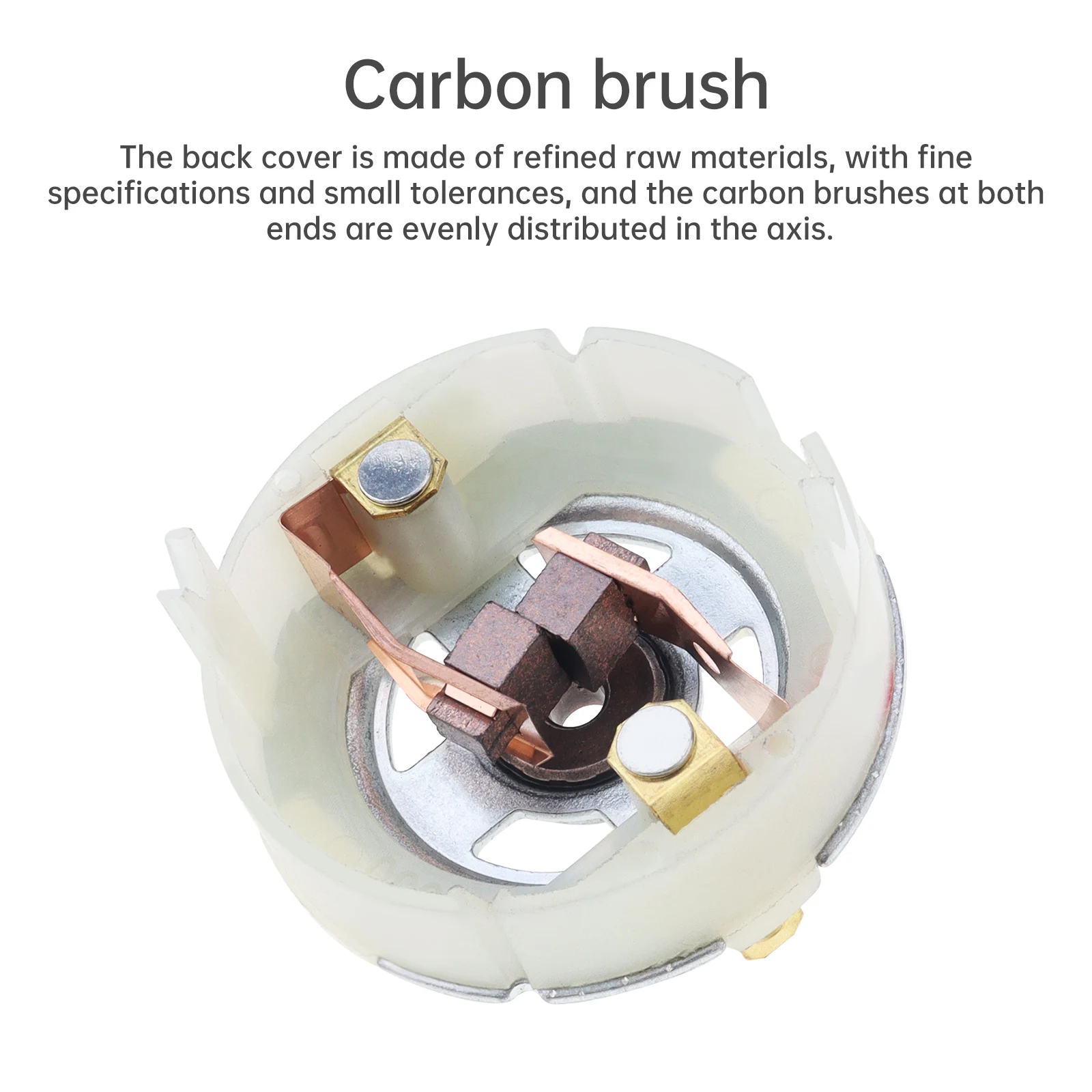 3pcs RS550 DC Motor Carbon Brush Holder End Cap Cover Repair Parts Replace 550 Motor Brush Holder For Electric Screwdriver Drill carbon brush holder