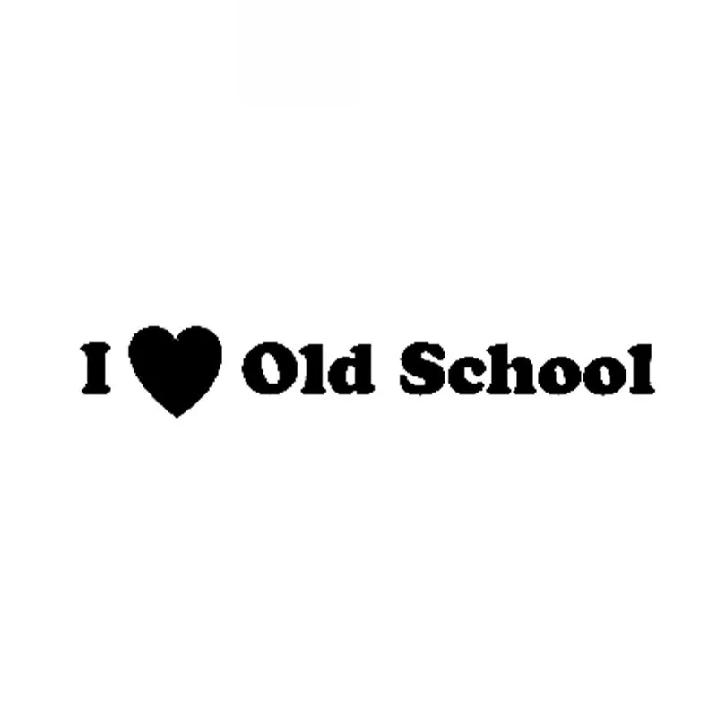 

I Love Vintage Decals, Personalized Car Stickers, Motorcycle Pvc Decals, Suitable for Various Models, Black/white, 15cm*2cm