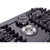 30" Stainless Steel 5 Burner Gas Cooktop LPG/NG Convertible Thermocouple Safety System Durable Cast Iron Burner Gas Stove Top 3