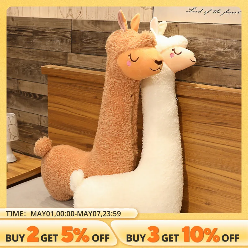 75 см Прекрасный Альпака Плюшевые игрушки японский альпака мягкие милые овечки лама животные куклы Спящая Подушка домашняя кровать Декор подарок