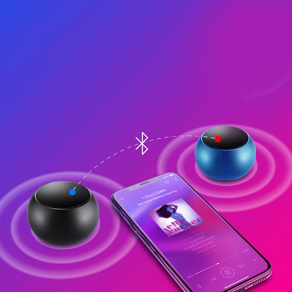 

M3 Mini TWS Bluetooth Speaker Wireless Subwoofer Portable Sports Small Steel Cannon Small Stereo Speaker for Android iOS Phone