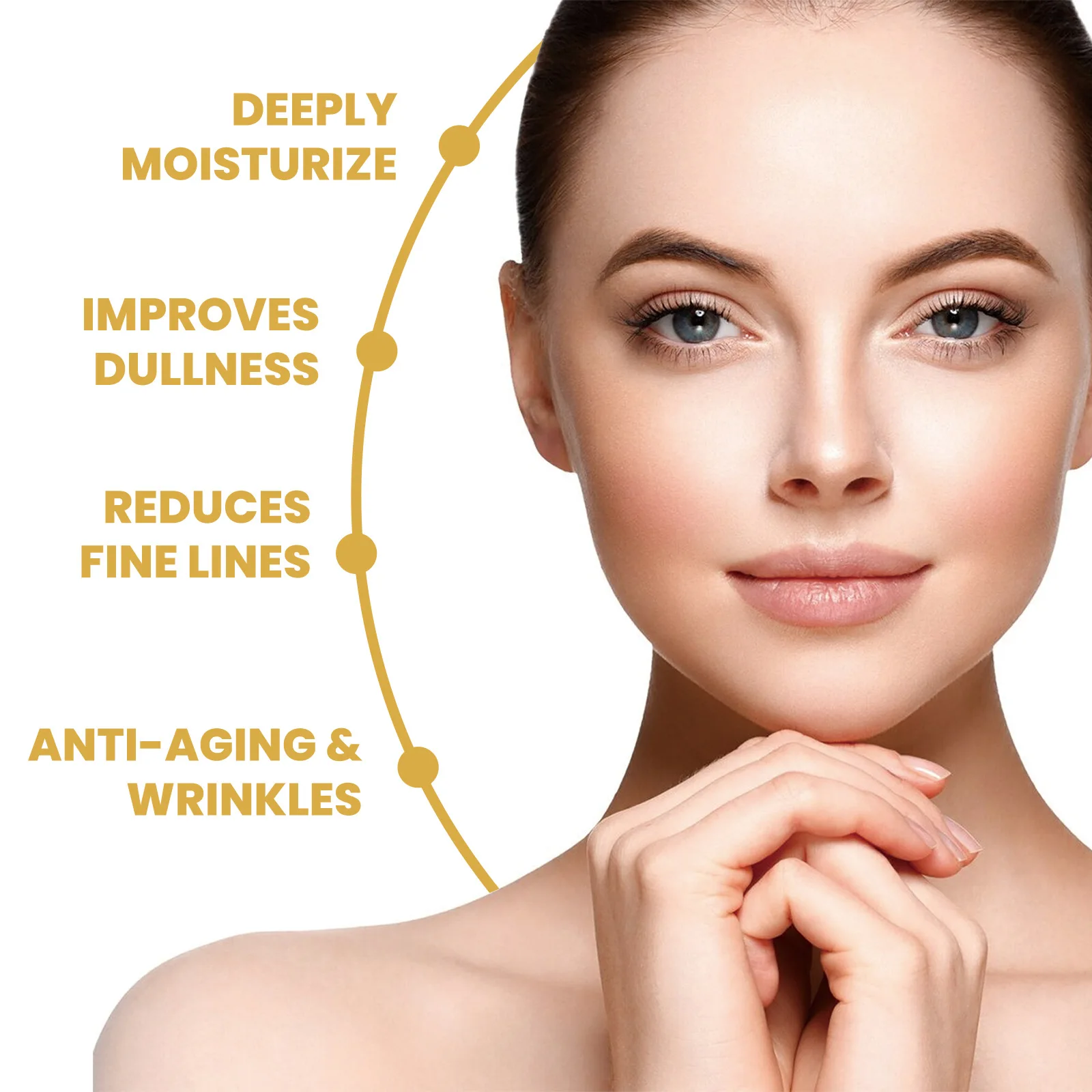 24k Gold Face Serum Advanced Wrinkles Removal Firming Essence Fade Fine Lines Tightening Moisturizing Brighten Repair Skin Care 5