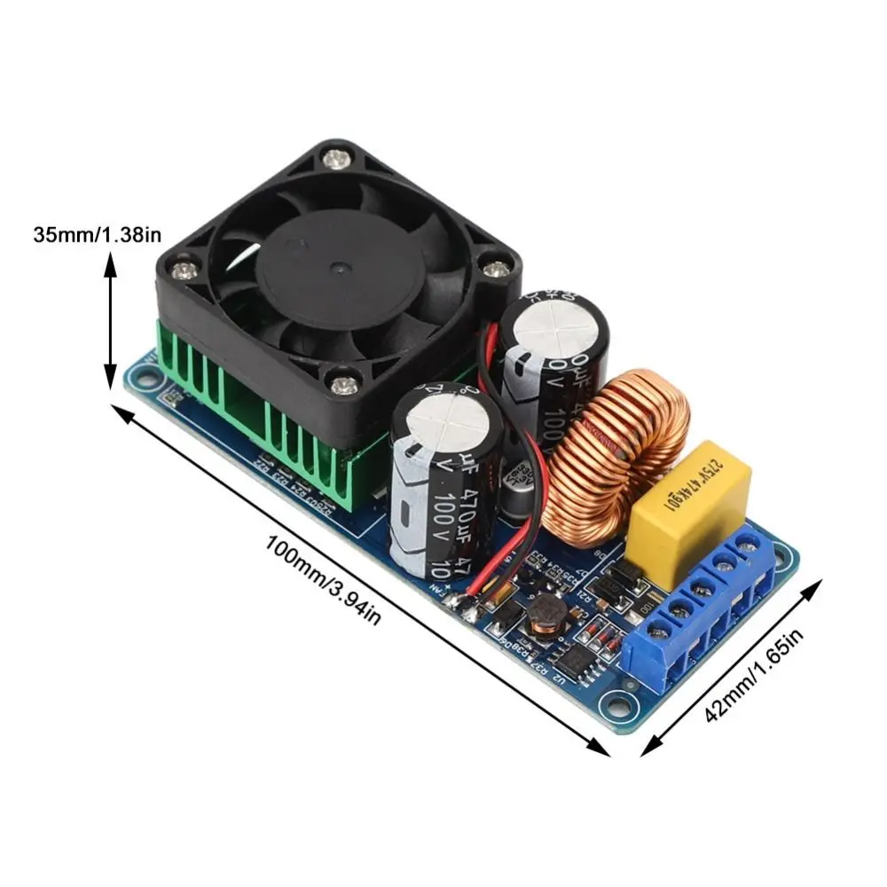 500W 디지털 파워 앰프 보드 모노 채널 디지털 파워 앰프 HIFI 클래스 D 앰프 IRS2092S AMP 보드