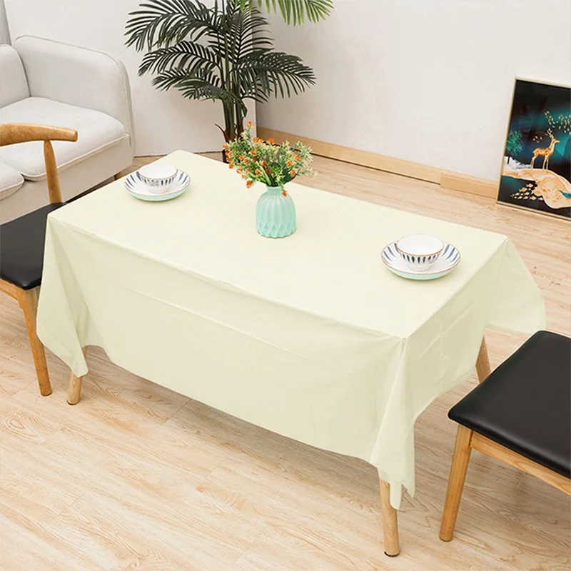 Große Rechteckige Tischdecke – 145x305 Cm, Polyester, Schwarz, Für Partys Drinnen & Draußen