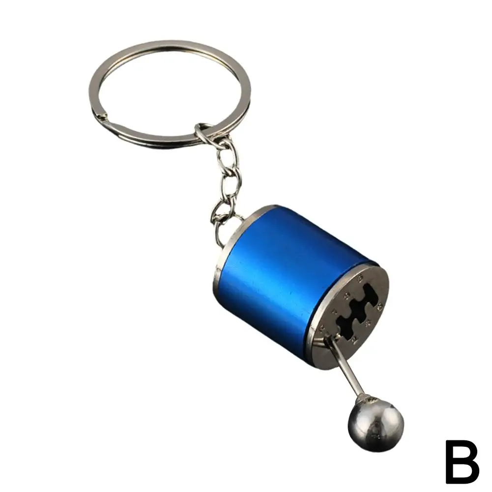 Car Mini Turbo Turbocharger Keychain Auto-styling Keyring Gear Fidget Keyring Keychain Toys Shift Knobs Stick Pendant V9u6
