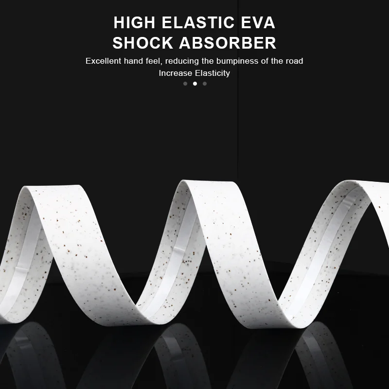 Bike Handlebar Tape Anti-Slip Shock Absorption Bicycle Handlebar Tape PU EVA Soft Comfortable With End Plugs Cycling Wrap Straps bike handlebar tape