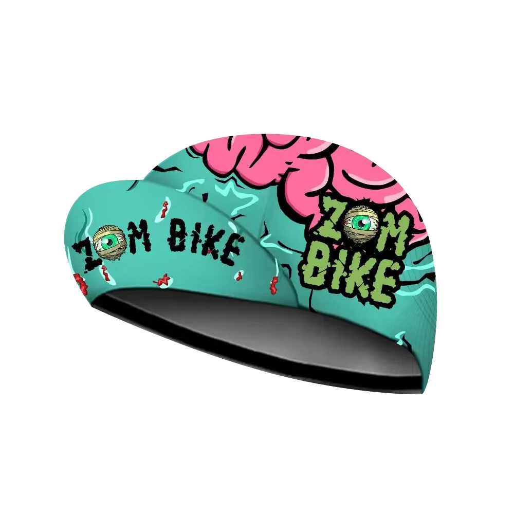 Multi Styles Funny New Cycling Caps Summer Breathable Men And Women Quick Dry Bicycle Hats Classic Hot Brain Eyes 6 Colors 3