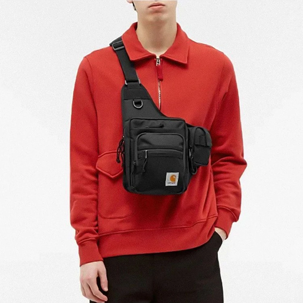 Carhartt Wip New Satchel Bag Chest Bag Men's Street Trend Shoulder Bag Tide  Brand Outdoor Travel Sports Messenger Bag