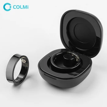 2024 COLMI R09 Smart Ring Uomo Donna con custodia di ricarica, monitor di salute e sonno, monitor della temperatura cutanea, durata della batteria di 60 giorni 1