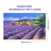 46*28cm 500Pieces Jigsaw Puzzle for Adults Oil Painting Lavender Flower Paper Puzzles Home Decor Wall Display Festival Gift Toys 2
