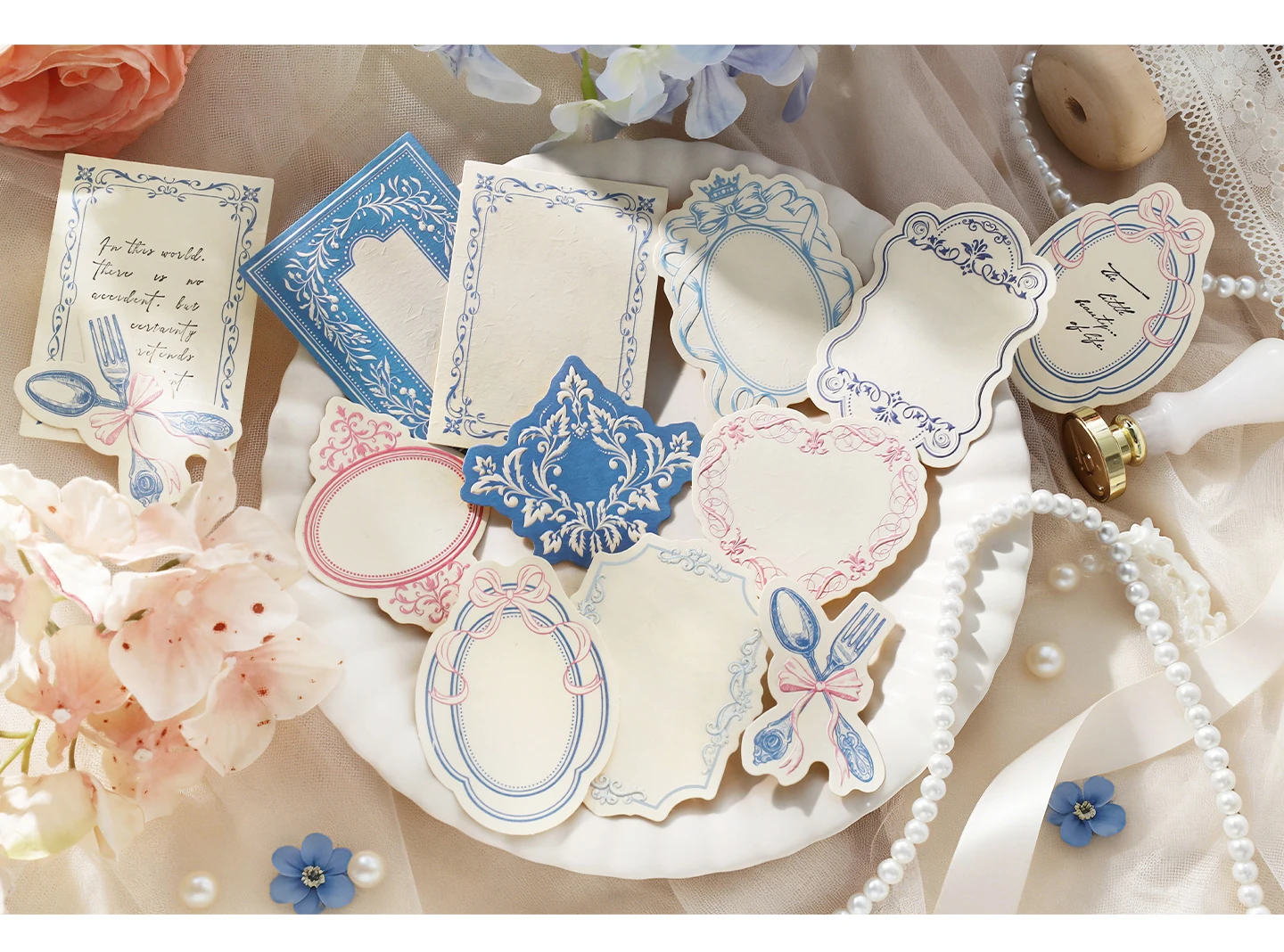 1–4er-Pack Vintage-Blumen- und Pflanzen-Serie, Scrapbooking-Papiermaterial, perfekt für Collage, Journaling, DIY-Bastelbedarf – Detail 12
