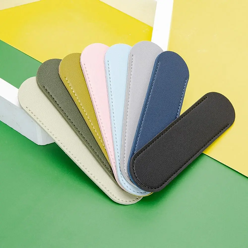 PU Leather Pencil Case Pen Storage Bag 1Pcs