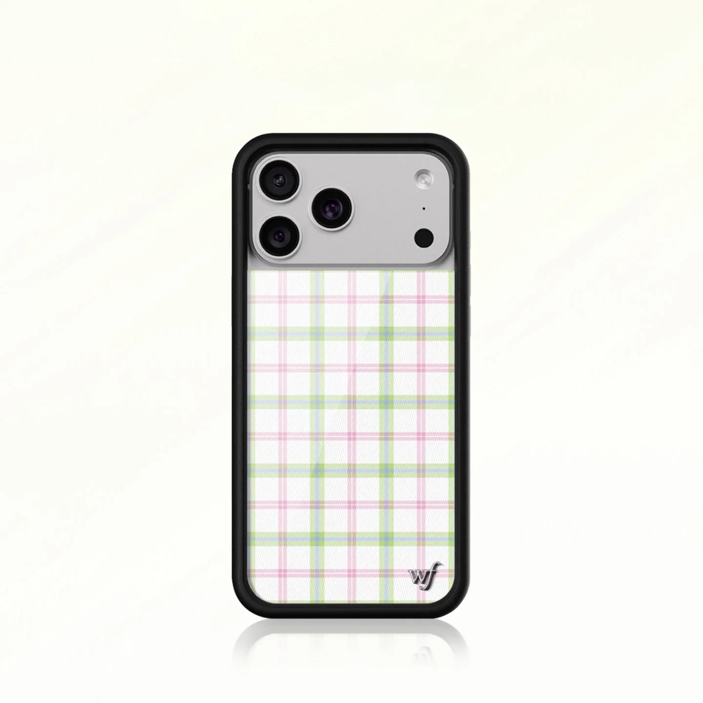 Vintage-Inspired 3D Plaid Pattern Phone Case - Summer Edition