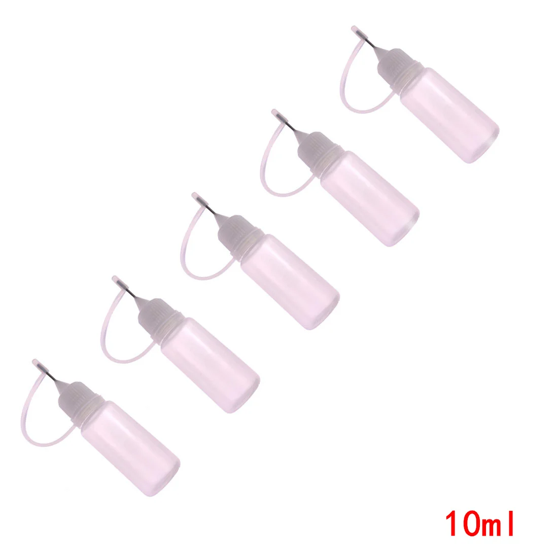 10 מ "ל פלסטיק לסחוט בקבוקי מחט קצה פה דבק המוליך כלי שקוף לנייר