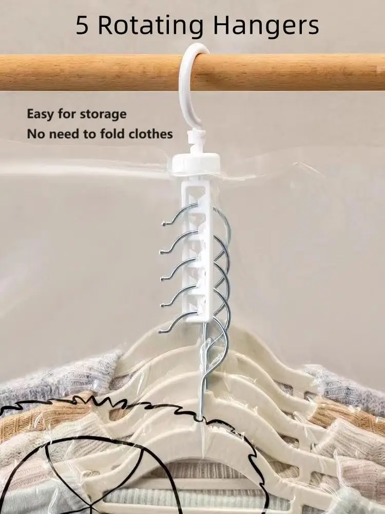 Reusable Hanging Vacuum Storage Bags for Clothes, Coats, Jackets, Hanging Compressible Storage Bag Space Saver Bags 3