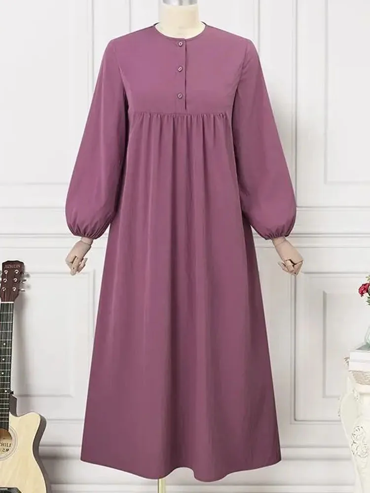 VigoAnne 2025 عباية إسلامية متينة من قطعة واحدة فس...