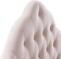 Queen Velvet Headboard with Diamond Tufting, Adjustable Height, Pink Upholstery for Bedroom Decor 4