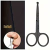 Precision Stainless Steel Scissors For Beard & Facial Hair - Safe Rounded Tip, Ideal For Men & Women 1