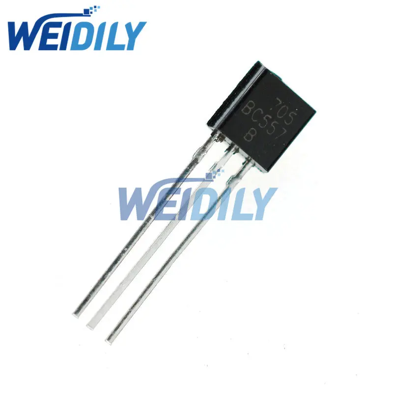 100PCS BC557B TO-92 Triode Transistor bjt transistor transistors kit triac transistor