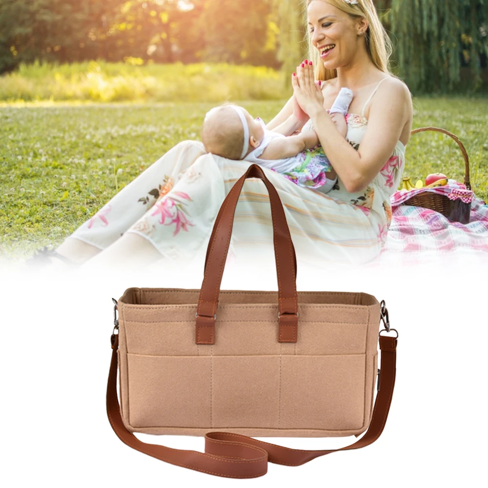 Baby Diaper Caddy Organizer Portable Holder Bag for Changing Table and Car, Nursery Essentials Storage bins 38 * 26 * 23cm 6