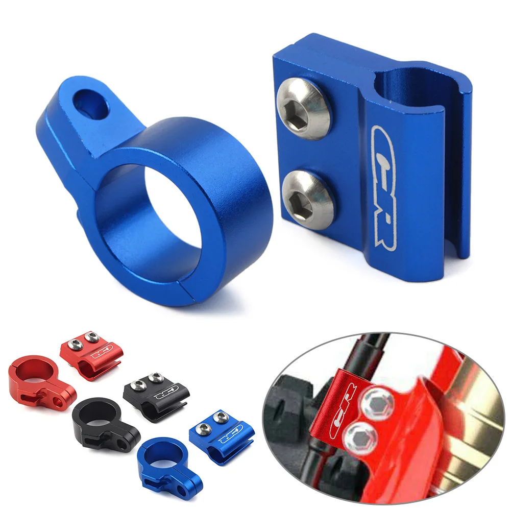 

Зажим для шланга переднего тормоза CNC для мотоцикла Honda CR80R CR250R CR125R 1996-2002 CR85R 03-07 CRF150R 2007-2020, 2 шт.