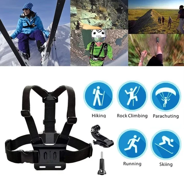 Sangle de poitrine pour GoPro, bande de sauna, montage à crochet J, accessoires pour caméra d'action, GoPro Fore13, 12, 11, 10, 9, Insta360 Tage Bery DJI Action 4, 3 3