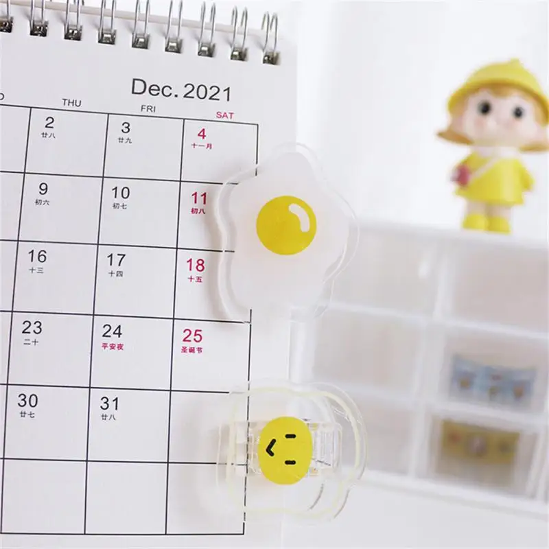 Multifunctional Ledger Clip Creative Cartoon Not Easy To Relax After Repeated Use Paper Clip Firmly Acrylic Folder Simplicity paper clips binder clips