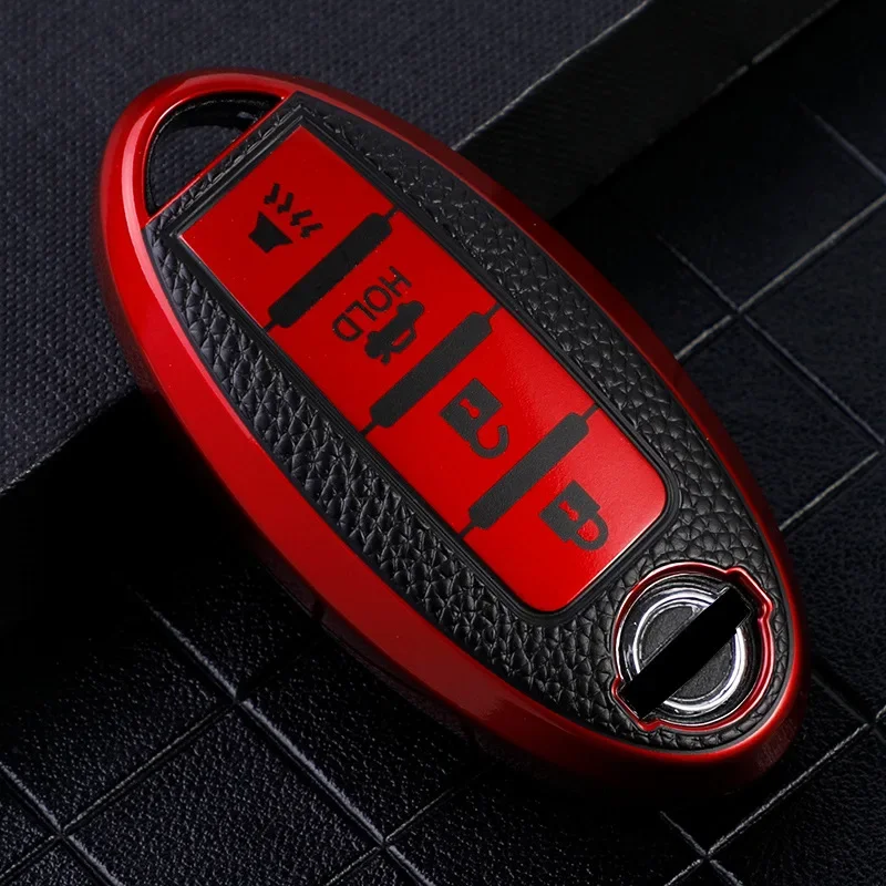 Key Cover Case for Nissan Juke Leaf Micra K12 Note Patrol Qashqai J11 J10 Tiida Versa X-trail Xtrail X Trail T32 for Infiniti