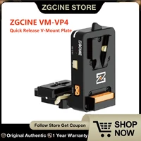 ZGCINE VM-VP4 Quick Release V-Mount Plate,V-Mount Battery Plate V Lock Battery,for DSLR Camera. 1