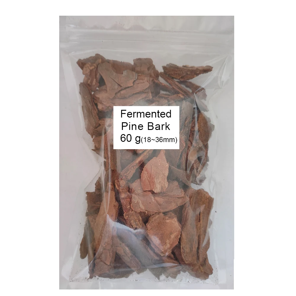 60 g Fermented Pine Bark 18~36mm plant fertilizer Decorate Bonsai Soil Moisturizing Help Plants Grow Healthily Organic Fertilizer