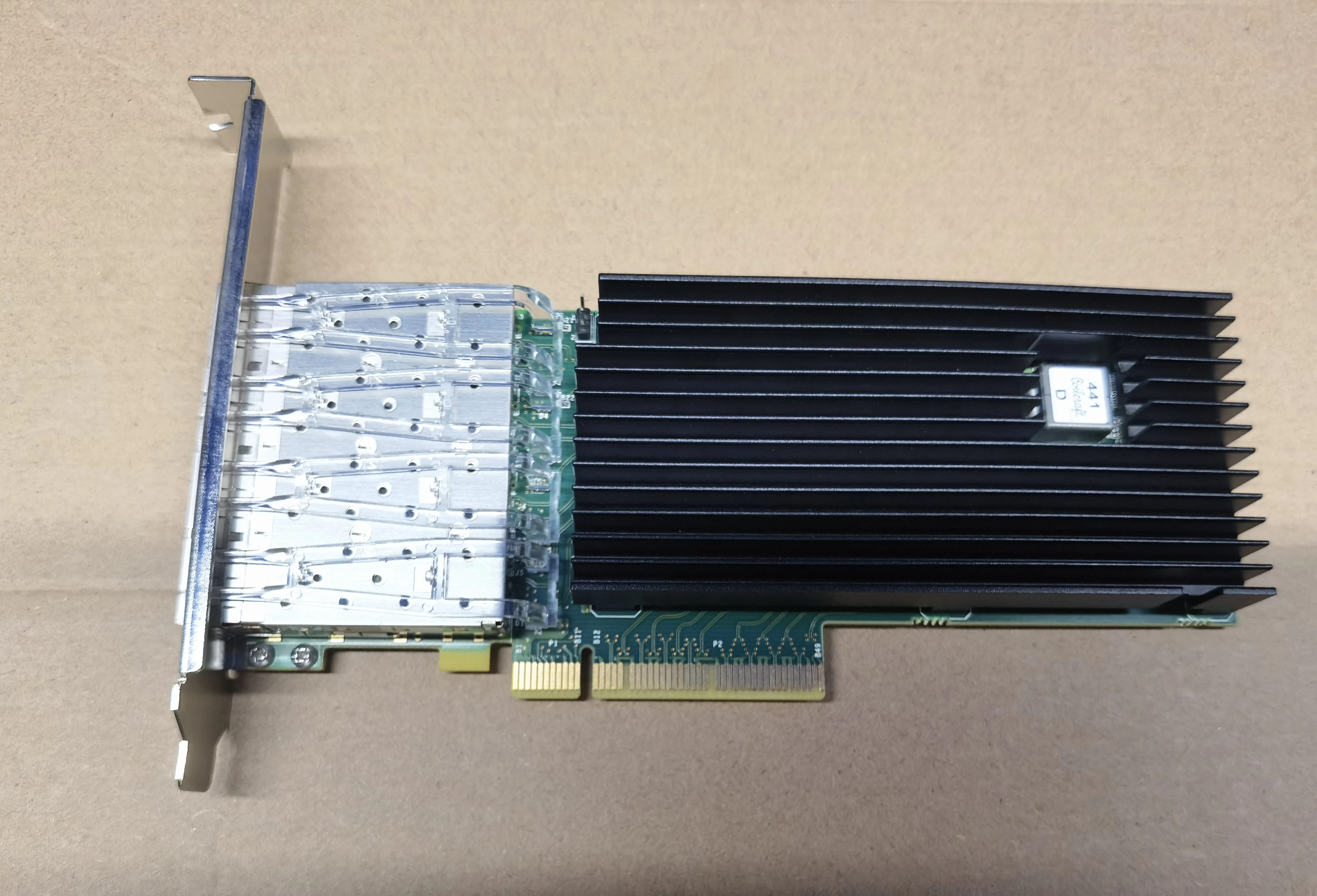 실리콘 PE310G4I71L-XR 네트워크 카드, 쿼드 포트 PCIe x8 X710, V3.3, 10Gb