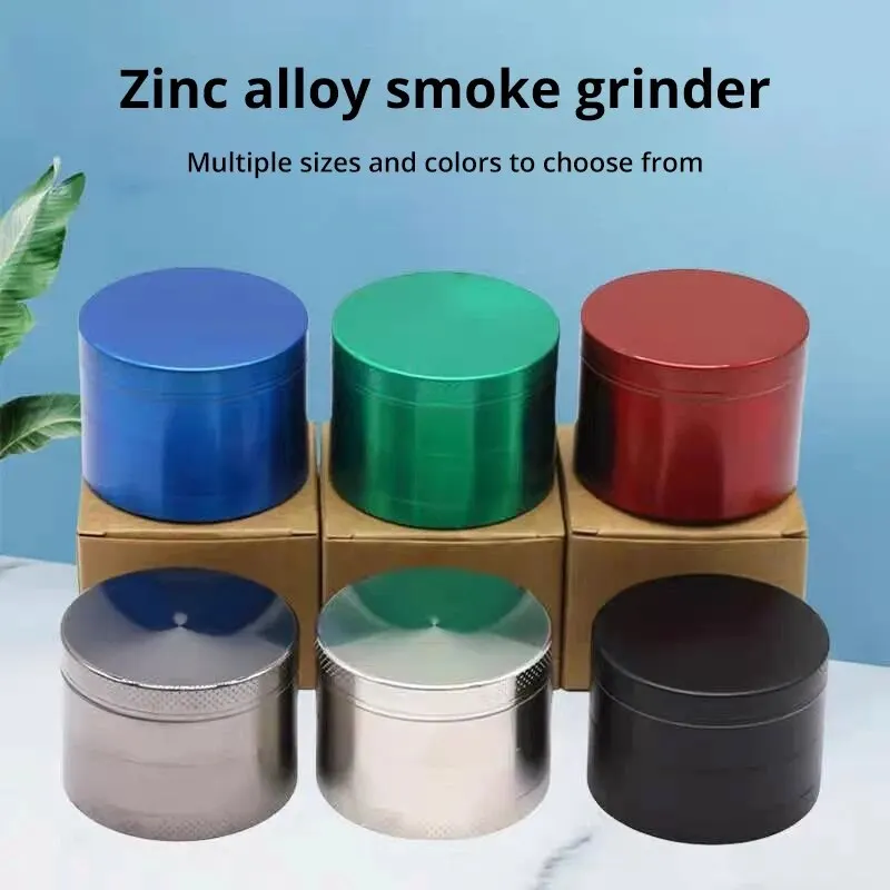 Zinc Alloy Hand Movement Tobacco Grinder