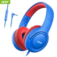 Acer Kids Headphones Wired for School 85/94dB Volume Limiter Foldable Stereo Sound Headset for Kids Learning Tablet IPad PC 1