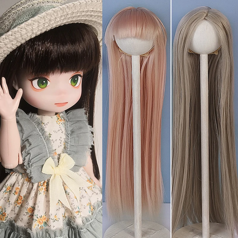 

1/6 Doll Wig for 16.5-17.5CM Head Circumference Long Hair Doll Wig Hair Handmade Accessories Toy for children gift