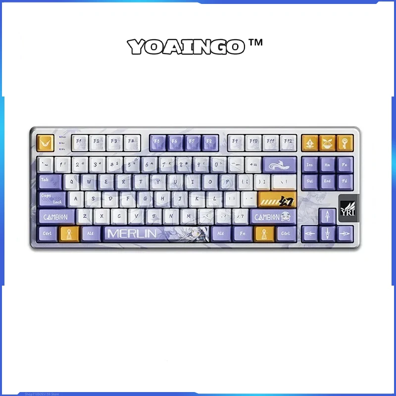 

VALKYRIE VK87 Mechanical keyboard Kamiwu 3-Model Custom RGB backlight hot swap key cap PBT wireless gaming mechanical keyboard