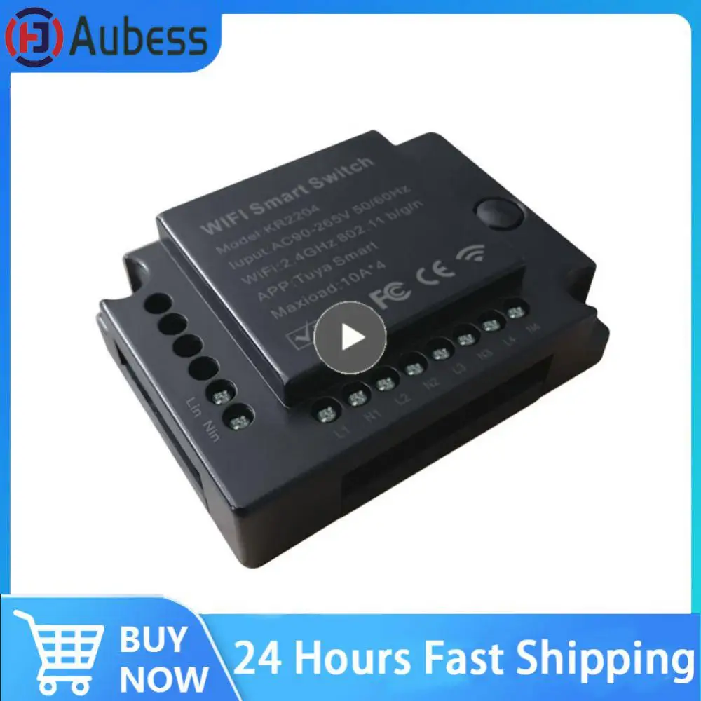 Tuya Smart Life Wifi Switch Relè Breaker Module Home Alexa Echo Voice Control Smart Lighting Timer Switch