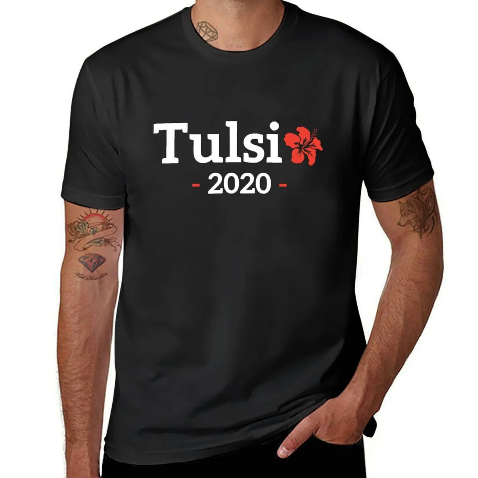 

Tulsi Gabbard for President of the United States 2020 T-Shirt plus size tops animal prinfor boys heavyweights sweat shirts, men