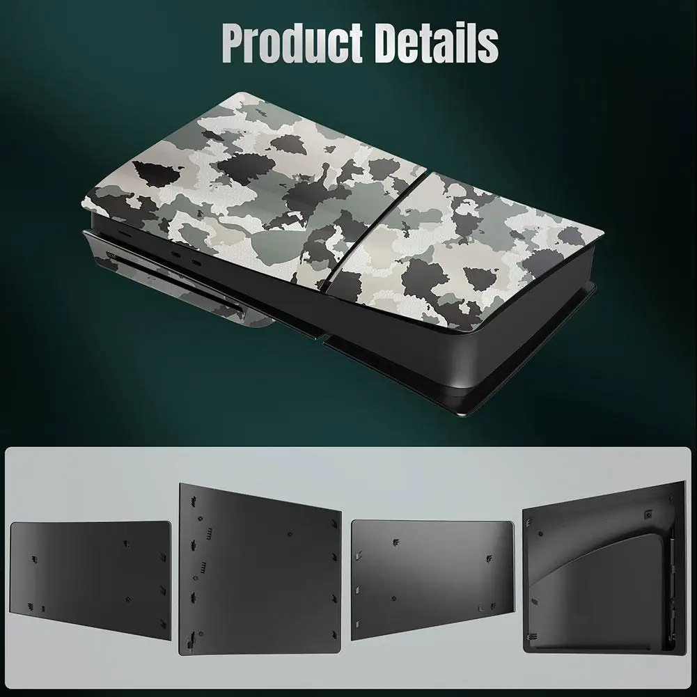 

Cover For Ps5 Slim Digital Edition /optical Drive Console Replacement Camouflage Color Protective Sleeve W3v6