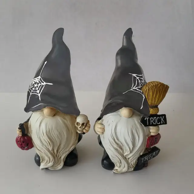 Halloween Arc Nélküli Baba Törpe Goblin Gyanta Dísz Kerti Szobor