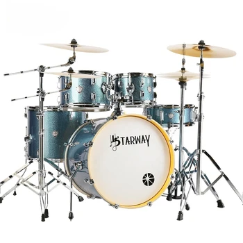Drum Starway Professional Level Jazz Drum Set Musical Instrument Acoustic Kit for Professional Drumer