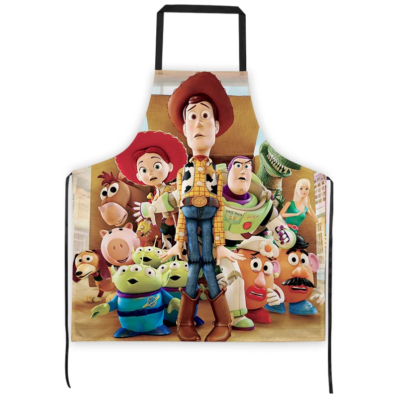 Disney Toy Story Woody Kitchen Cooking Grembiule Poliestere Impermeabile A Prova Di Olio Per Donna Avental De Cozinha Delantal Cocina